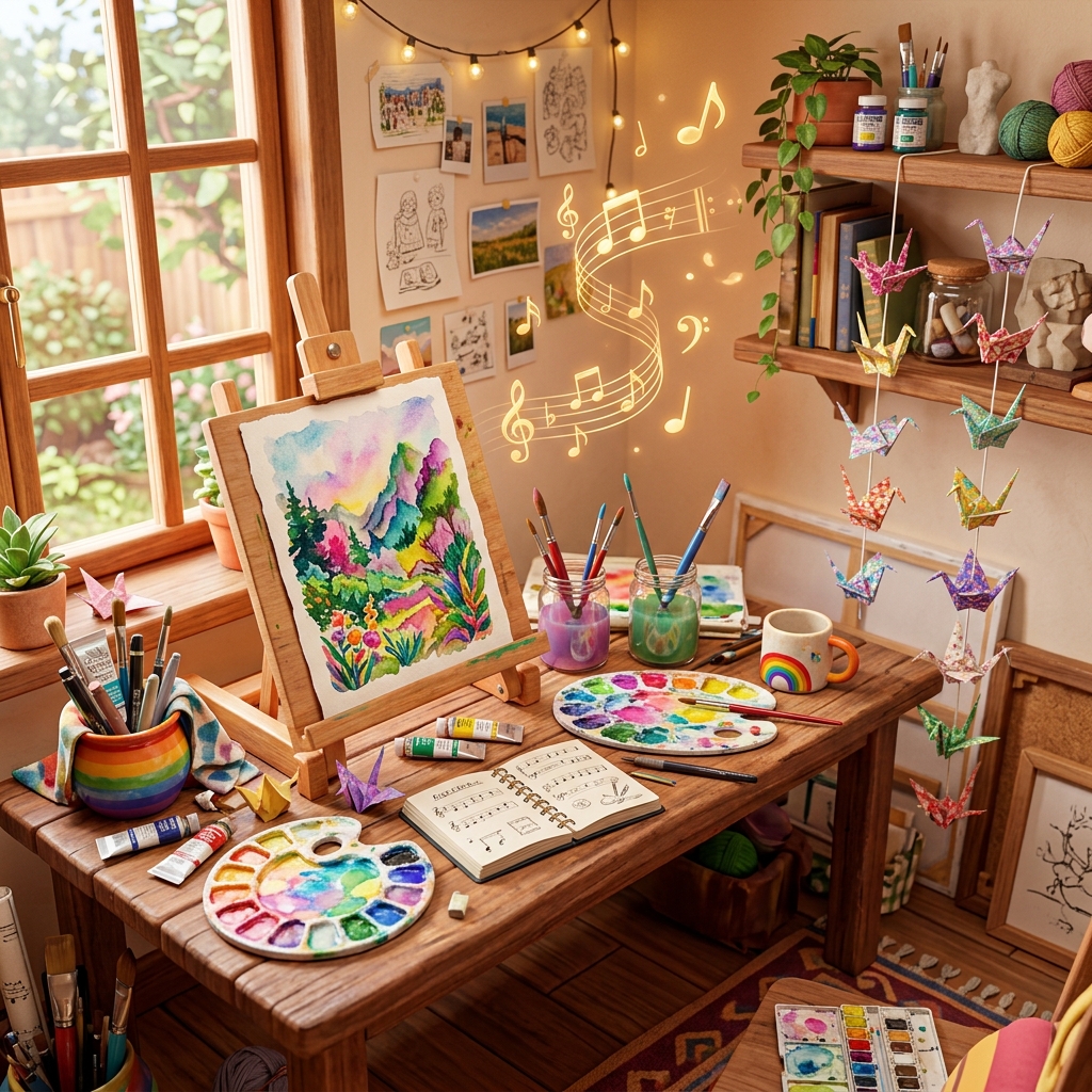 Creative Art Studio Corner